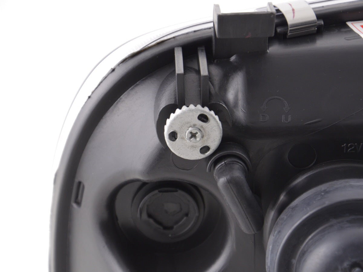Scheinwerfer Set Daylight LED TFL-Optik VW Golf 3 Typ 1HXO 1EXO 91-97 schwarz Scheinwerfer Set Daylight LED TFL-Optik VW Golf 3 Typ 1HXO 1EXO 91-97 schwarz